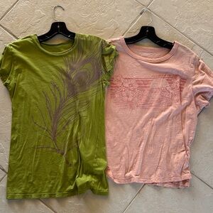 Standard Green and old navy Pink Short Sleeve Tees